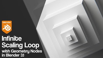Infinite Scaling Loop with Geometry Nodes | Blender 3.1 Tutorial