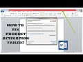 PRODUCT ACTIVATION FAILED IN MS OFFICE 2010 SOLUTION | Love Claire