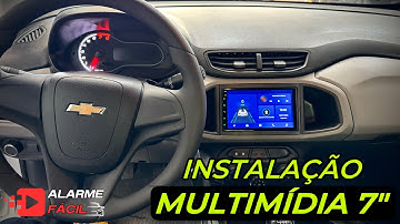 ✅ Instalação Multimídia 7" Chevrolet Onix