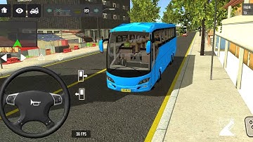 Euro Bus Driving Game Public Transportation 2024 -  Indonesia Bus Simulator Android Gameplay #1616
