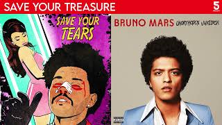 The Weeknd, Ariana Grande - Save Your Tears Remix vs. Bruno Mars - Treasure (MASHUP)