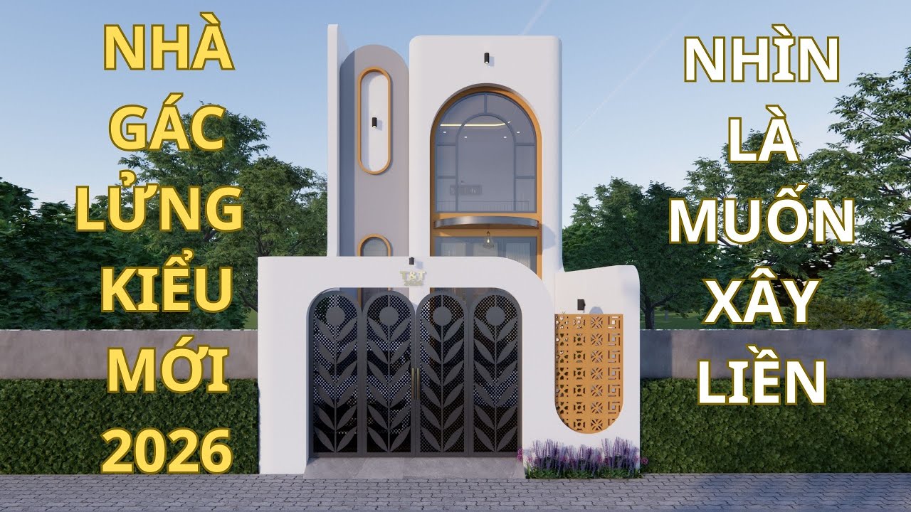 Nhà Gác Lửng 5x20 Hiện Đại | Bố Trí Thông Minh – Chi Phí Hợp Lý