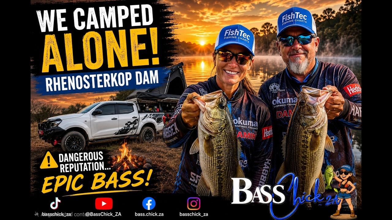 We Camped ALONE at Rhenosterkop Dam! 😳 | Largemouth Bass Fishing South Africa (Ep28)