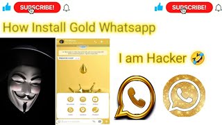 How install Gold whatsapp in mobile phone | Gold whatsapp ⌨ screenshot 2