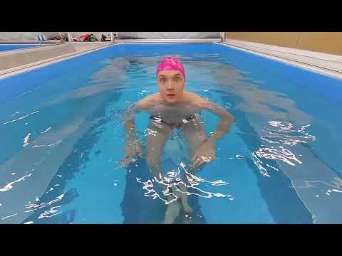 Погружение (ныряние) и открывания глаз. Начало обучения плаванию №2
