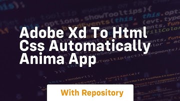 Adobe xd to html css automatically anima app