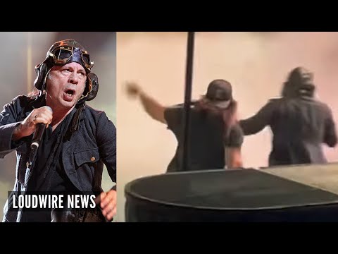 Iron Maiden's Bruce Dickinson Drags Fan Off Stage Without Missing a Note