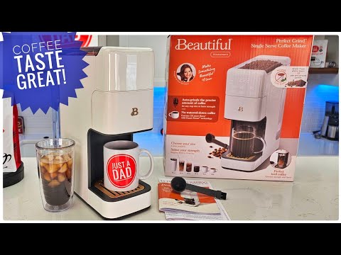Walmart Drew Barrymore Beautiful Perfect Grind Single Serve Coffee Maker Review I Love It!
