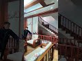 Staircase folding door Smart Space-Saving Stair Barrier Folding Staircase Partition #shortvideo