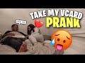 Take My V- Card Prank On Ronzo🤪 *GONE RIGHT*👀