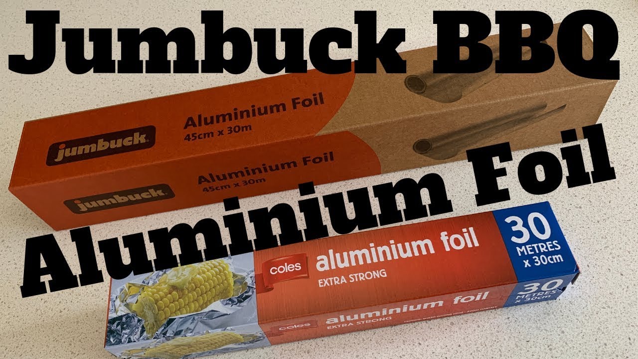 Jumbuck Super Heavy Duty BBQ Aluminium Foil Bunnings YouTube