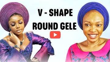 HOW TO TIE V-SHAPE ROUND GELE| BRIDAL GELE| STEP BY STEP| DIY