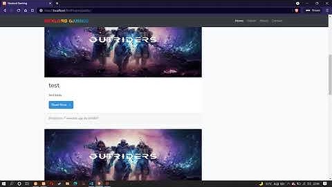 Laravel Gaming Blog Project With use of Polices and Middlewares Free Source Code | PHP Projects