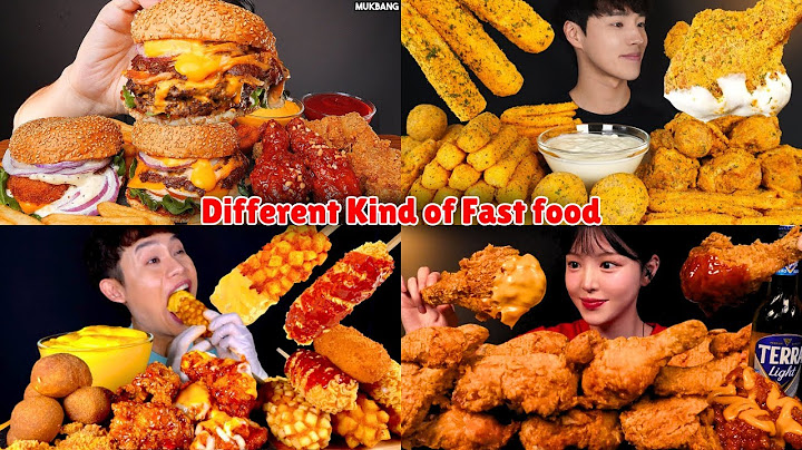 Fast FoodOverload! 🍕🍟🍔 Mukbang Compilation of Different Delicious Eats | Best Food Video