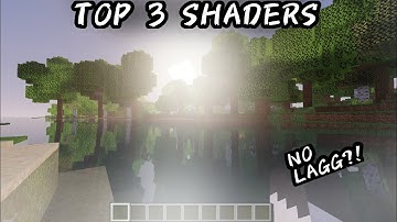 TOP 3 SHADERS ON POJAV LAUCHER VIRGL •NOLAGGG?😱🔥