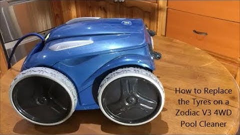 How to Replace the Tyres on a Zodiac V3 4WD Pool Cleaner