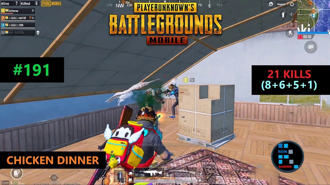 PUBG MOBILE | INTENSE MATCH RUSH GAMEPLAY CHICKEN DINNER - YouTube