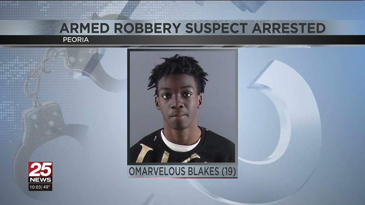 Peoria Police arrest 19-year-old man for pair of 2022 armed robberies