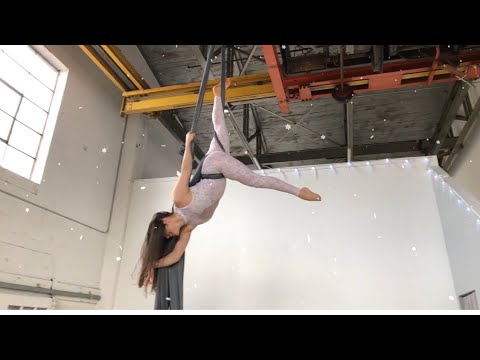 Aerial Silks performance to "Lonely Island" by Clozee.