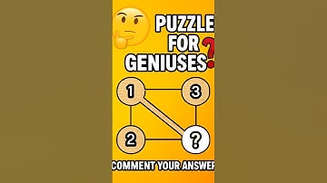 🧠 Only Geniuses Can Solve This! 🤯#PuzzleChallenge #BrainTeaser #GeniusTest #Shorts #MindGame #IQTest