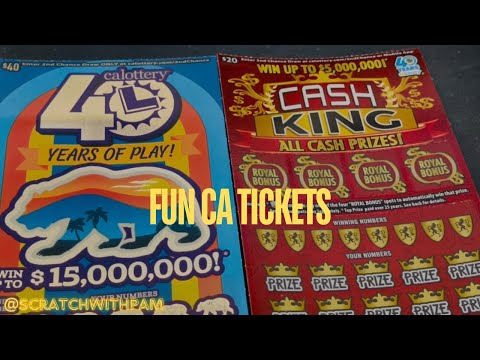 40 Yrs of Play‼️ Cash King‼️ #lotto #lottery #cascratchers #like #subscribe #fun
