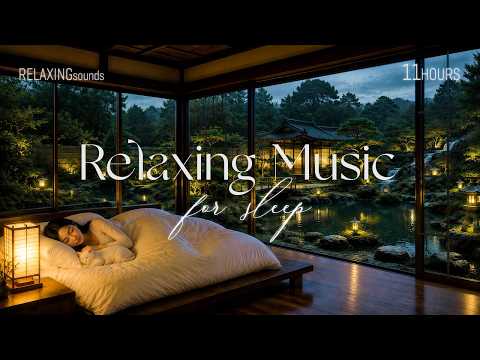 Sounds of Rain with Gentle Piano for Deep Sleep – Relaxing Music for Stress Relief and Inner Peace