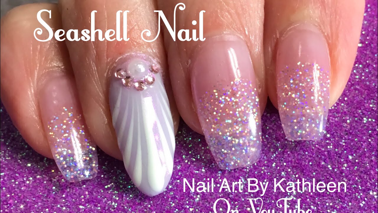 Seashell Nail Art - wide 7