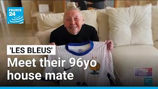 Meet Shirley,  'Les Bleus' 96-year-old World Cup house mate and number one fan • FRANCE 24 English