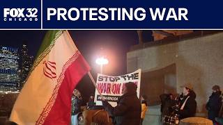 Chicago protesters condemn US strikes on Iran, cycle of 'forever wars'