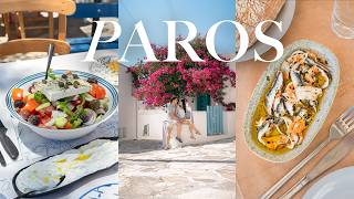 Eating our way through Paros 🇬🇷 gyros, fresh seafood, greek desserts #foodvlog