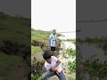 The moment of fishing with my little brother #fishing #fishinglife #short #village #tending