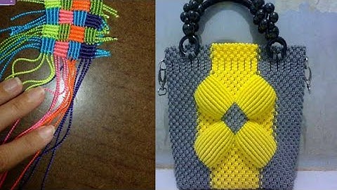 Macrame handbags designs 2k21 ||amazing ideas and inspiration for macrame lovers