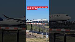 Delta Airlines Takeoff from Sydney #deltaairlines #planespotting #aviationlovers #aviation #airbus