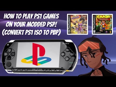 改造したPSPでPS1ゲームをプレイする方法！ 🎮（PS1 ISOをPBPに変換）#PSPModding＃PSP＃PS1