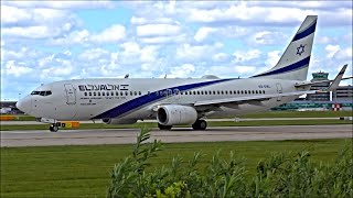 *NEW* ELAL Boeing 737 @ Manchester Airport, UK!