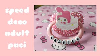 ☆ decorate an adult pacifier with me (speed deco) | sfw age regression ☆