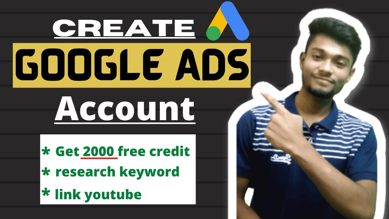 Get 2000 RS. Free credit| How to CREATE Google ADS(adsense) Account for youtube in 2021