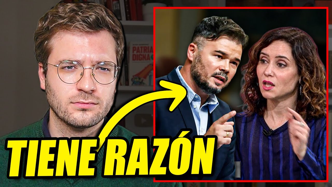 RUFIÁN DESTROZA A AYUSO. "ERES UNA DESALMADA"