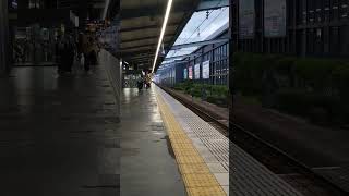 京阪8000系快速特急洛楽樟葉駅通過