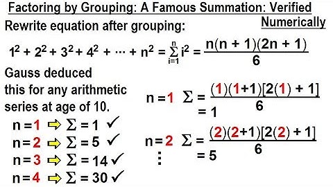 Algebra - Ch. 6: Factoring (20 of 55) Factoring by Grouping: Verified Numerically