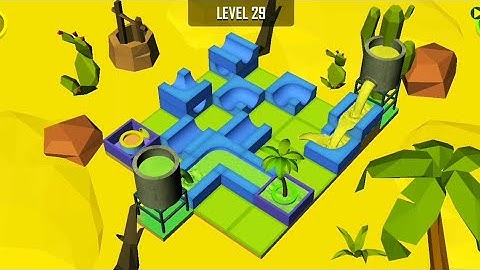 Water Flow Puzzle 3D - Save The Tree - Easy Mode (Level 23 - 30) Android Gameplay #3