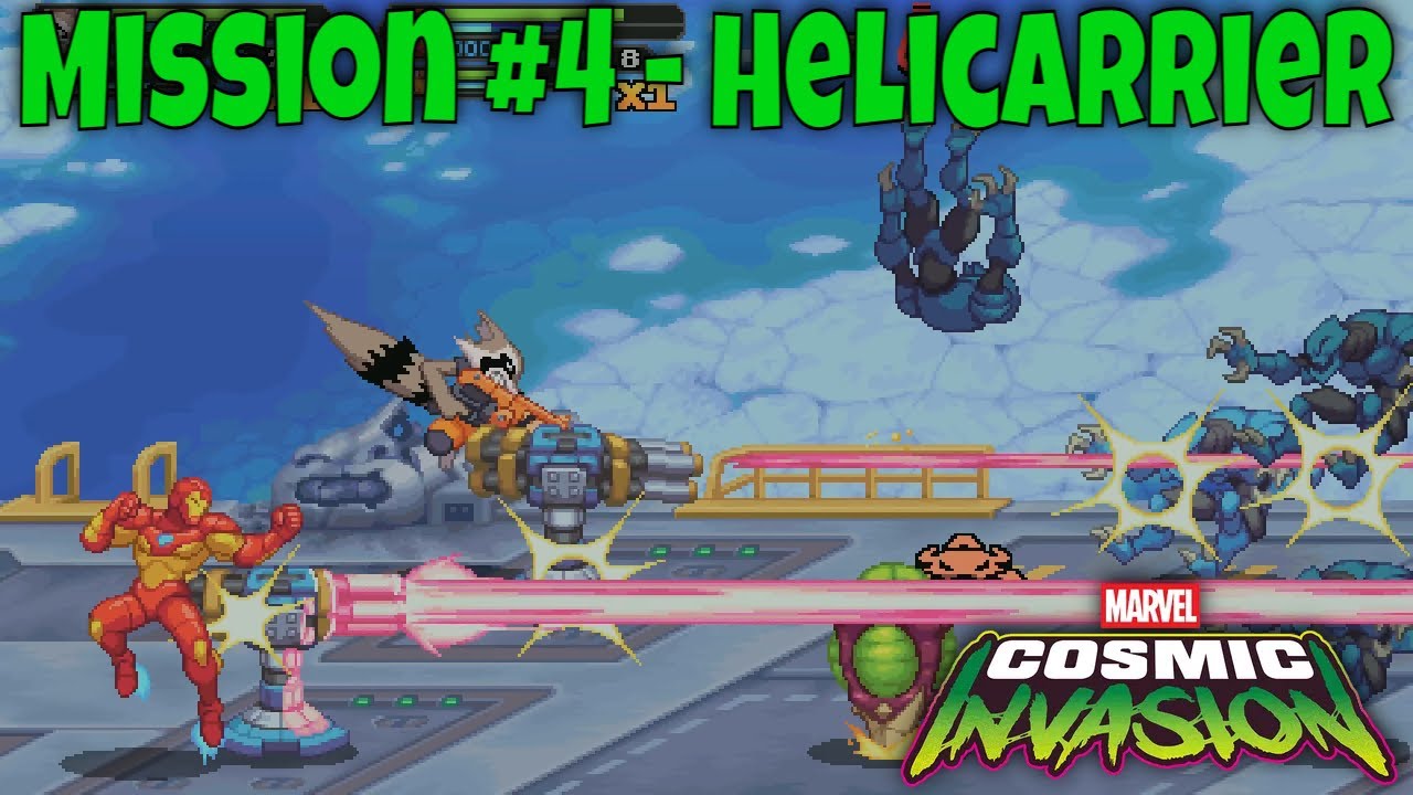 Marvel Cosmic Invasion (PS5) - Mission #4 - Helicarrier: Operation Jailbreak (4K HDR) (NC)