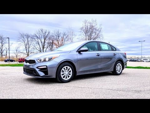 2019 Kia Forte Manual Transmission Walkaround Review - YouTube