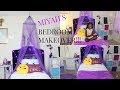 💜Girly Bedroom Makeover!!!! |KIDS BEDROOM MAKEOVER Pt 2| TOUR!!!