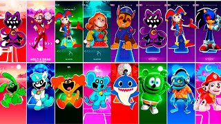 Tiles Hop EDM Rush - Megamix. Animation Megaremix. Amazing vs Smiling vs Circus vs Critters.