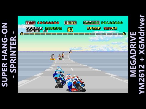 BGM SUPER HANG ON SPRINTER MEGADRIVE XGM Driver