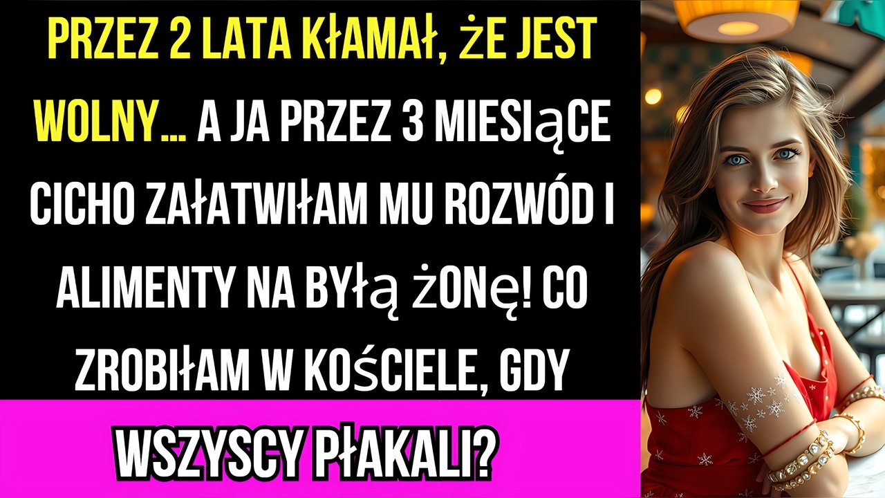 Przez 2 lata kłamał, że jest wolny… a ja przez 3 miesiące cicho załatwiłam mu rozwód i alimenty