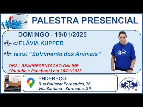 Assista: Palestra Presencial c/ FLÁVIA KUPPER (19/01/2025)