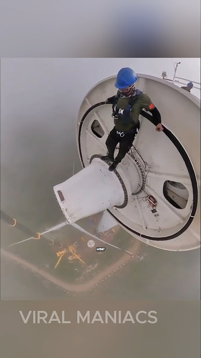 Are You Brave Enough To Do This Job - Wind Turbine Technician #shorts