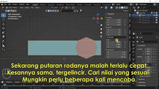 Tutorial Blender 3D Membuat Driver Sederhana untuk Memutar Roda. screenshot 1